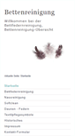 Mobile Screenshot of bettenreinigung.de