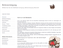 Tablet Screenshot of bettenreinigung.de